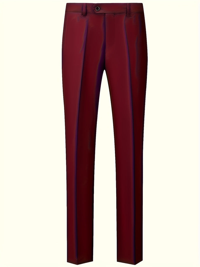 Men'S Premium Two-Piece Suit - Tailored Business Casual Blazer And Trousers.