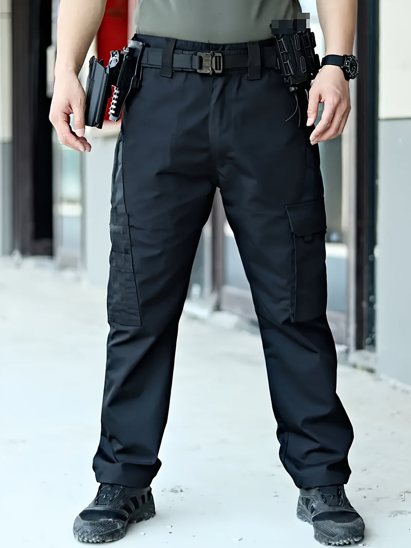 Men's Tactical Outdoor Pants - Durable Multi-Pocket Design for Hiking.