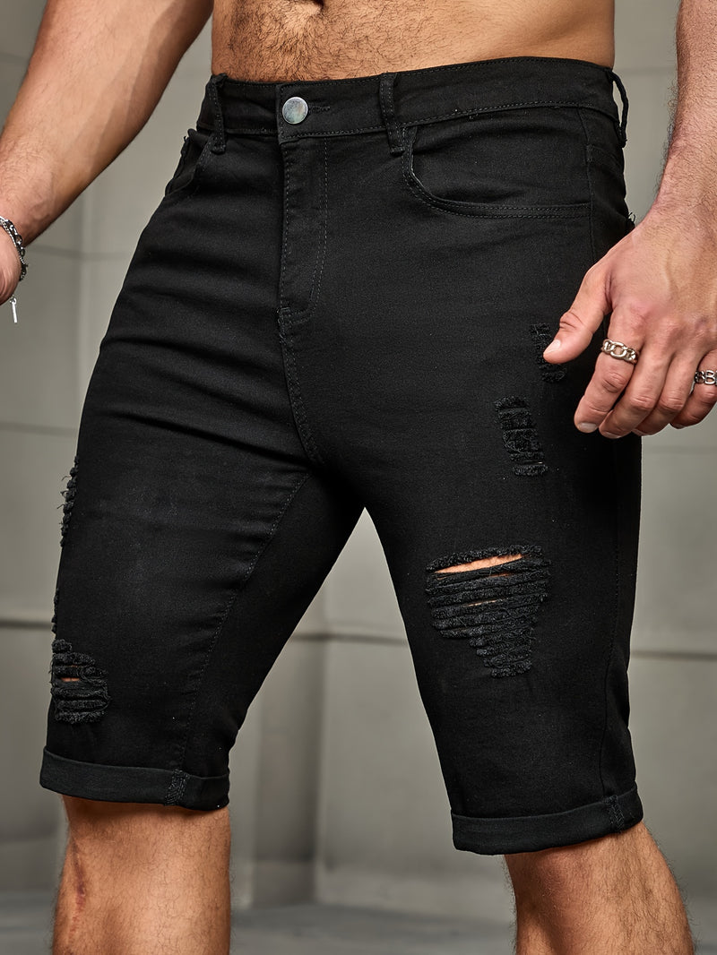 Men'S Denim Shorts.