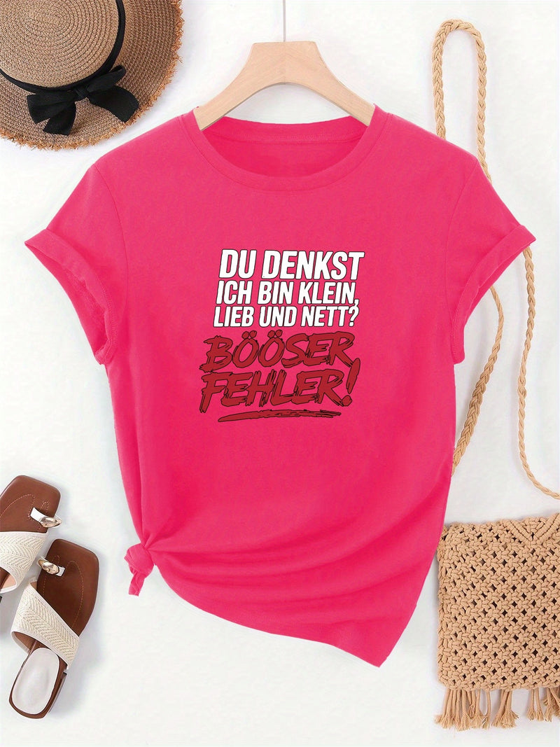 Women's Funny German Quote T-Shirt.