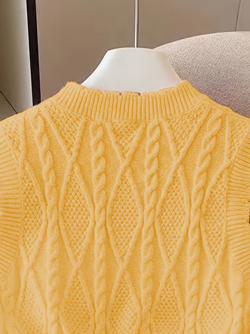 Spring/Summer New Women's Fashion Elegant Pullover Pearl Vest.