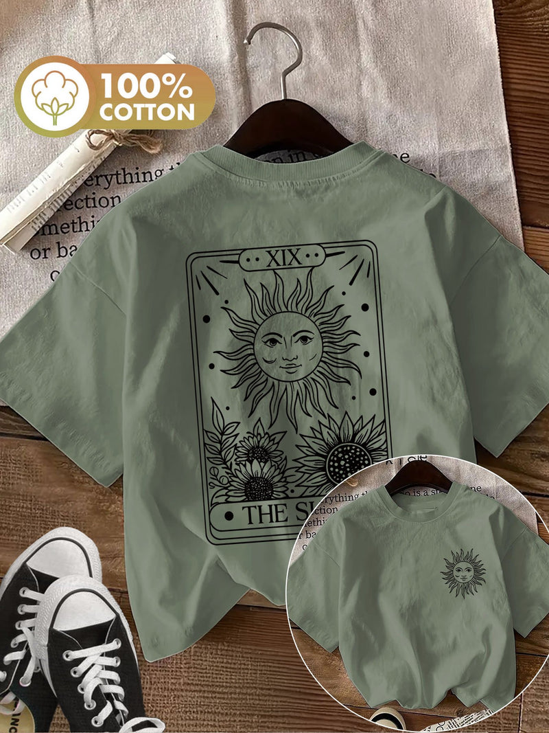 Women's Casual Top Hand-Painted Style.