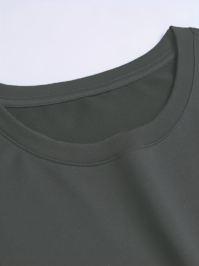 Crew Neck T-Shirt: If You Try to Scare Me, I'Ll Be Breast-Fed Scared!