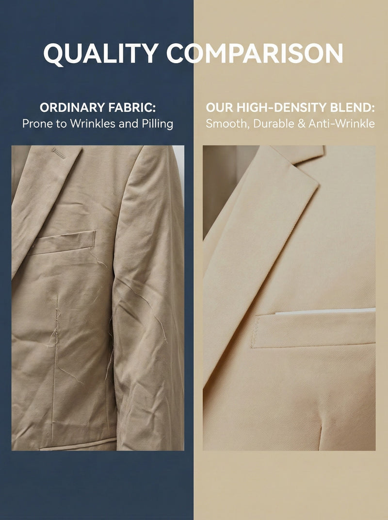 Men's Two-Piece Suit Set.