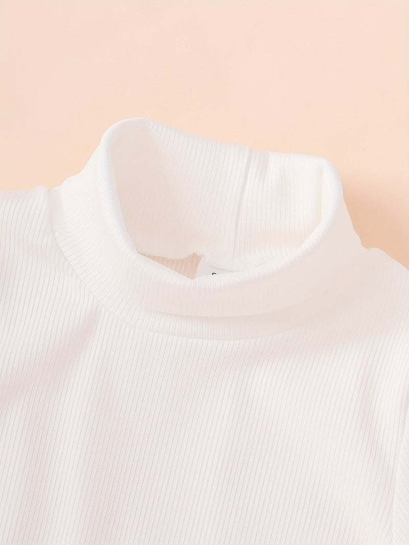 6pcs Newborn Baby Winter Outfit Set - Soft Warm Long Sleeve Bodysuit & Pants.