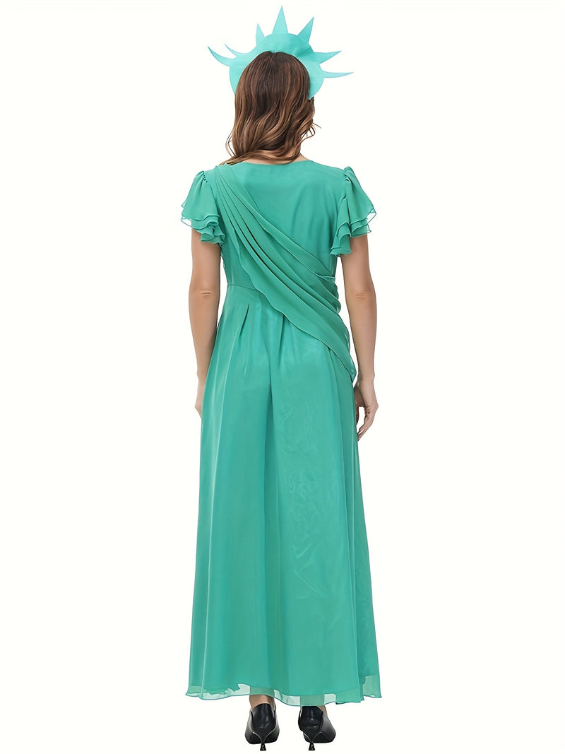 Women's Statue of Liberty Party Dress.