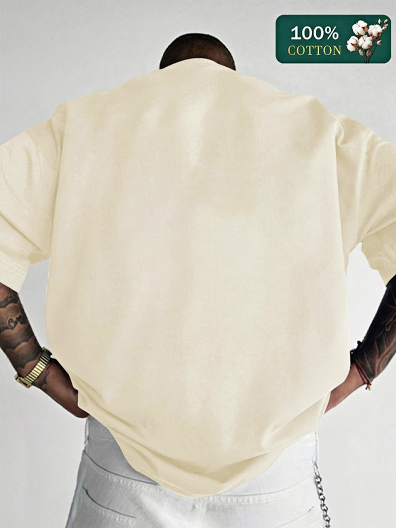 Men's Fashion Short Sleeve Print T-Shirt.