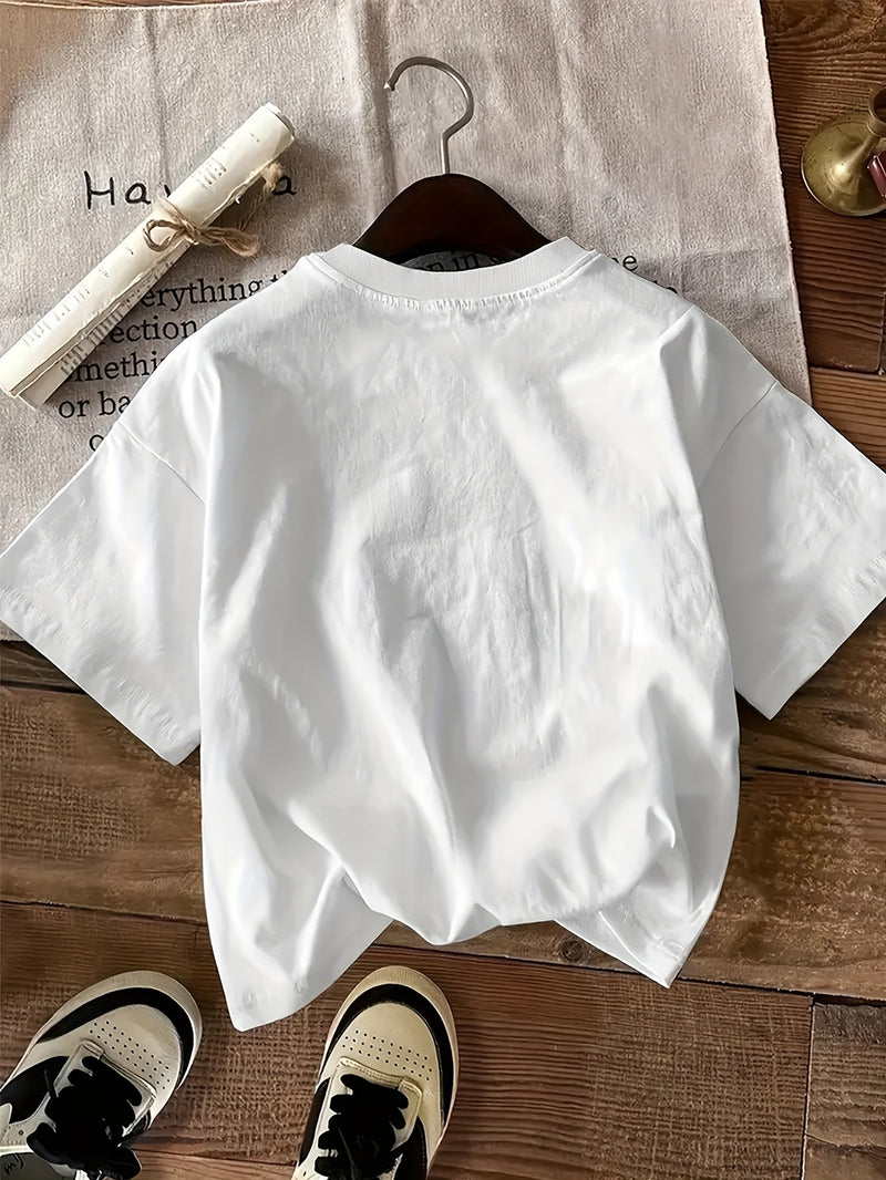 Women’s Graphic Print T-shirt Crew Neck Casual.