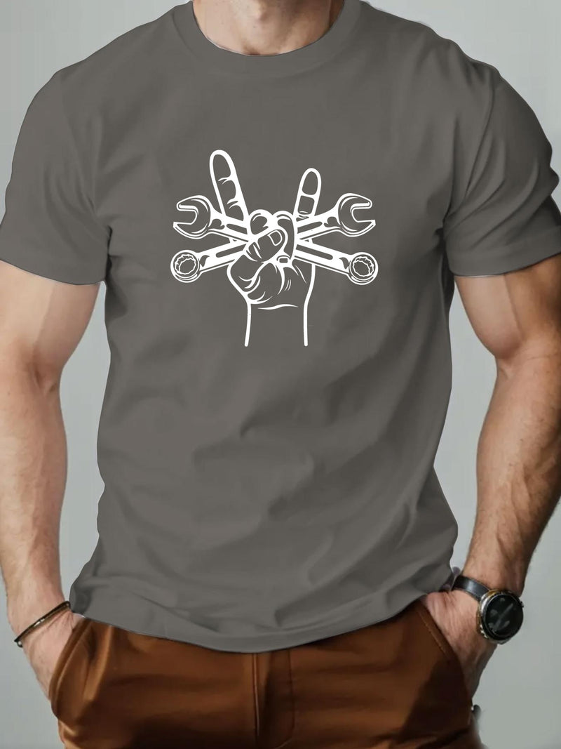 Men's Summer Casual Short-Sleeve T-Shirt.