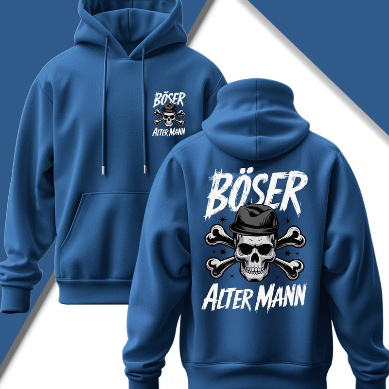 Men's Edgy Gothic Hooded Sweatshirt.