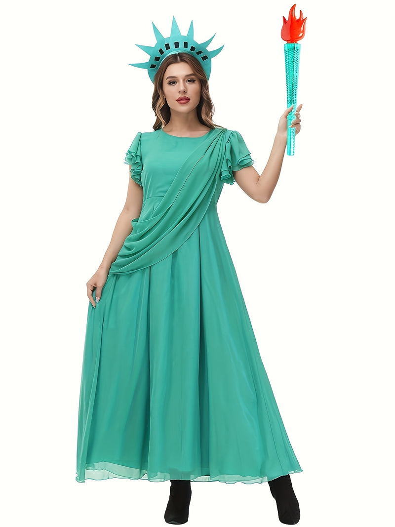 Women's Statue of Liberty Party Dress.