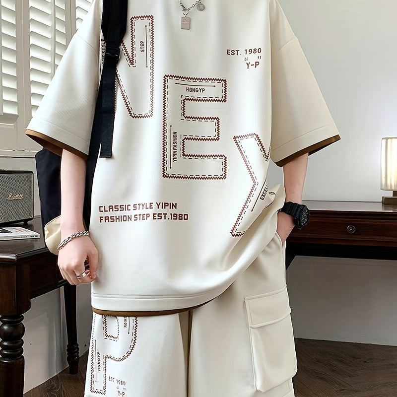 Sportswear Set, Youth Student Casual Two-Piece Outfit.