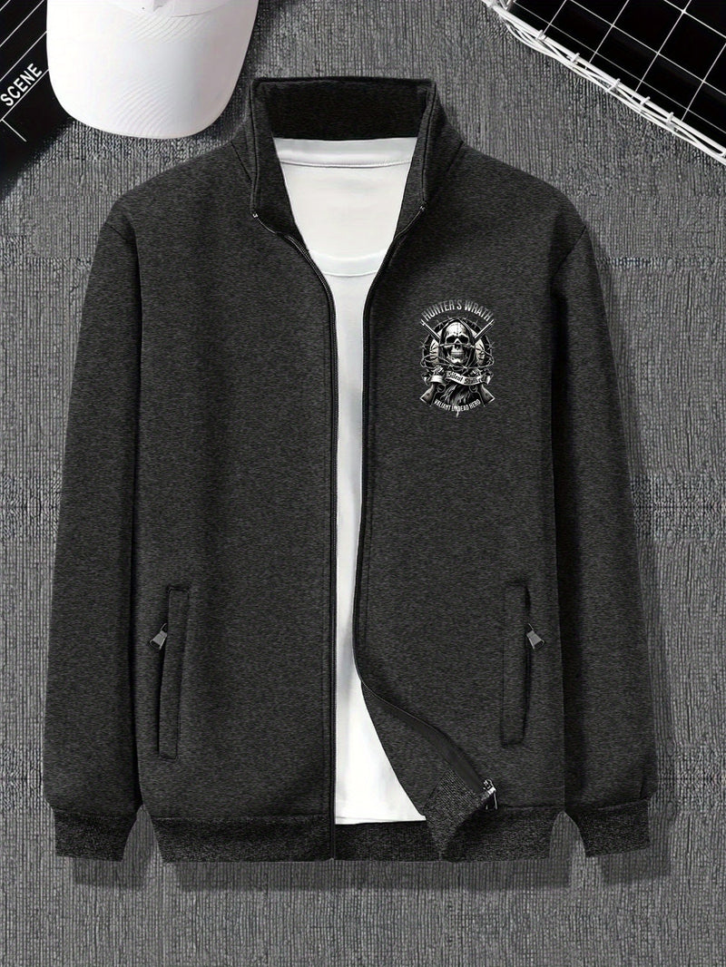 Spring and Autumn Men's Casual Jacket, Stylish Youth Coat.