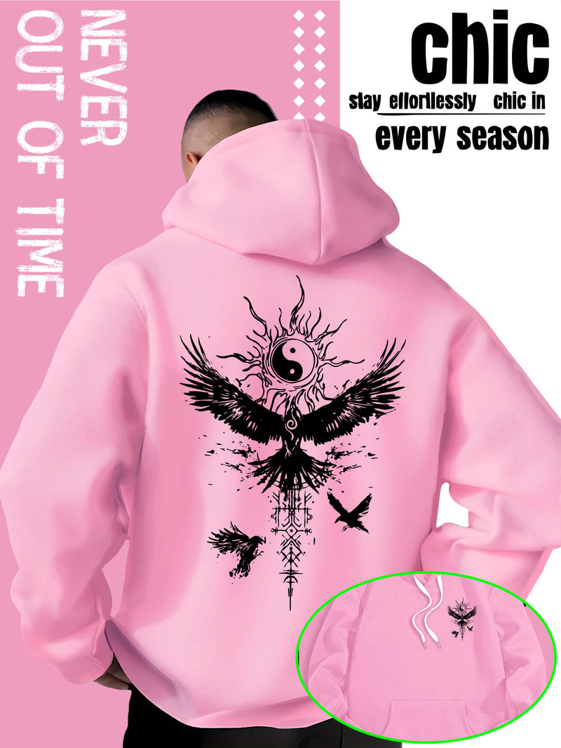 Men's Hooded Sweatshirt.