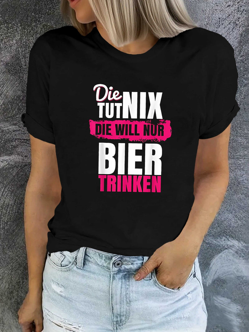 Women's Funny German Quote T-Shirt.