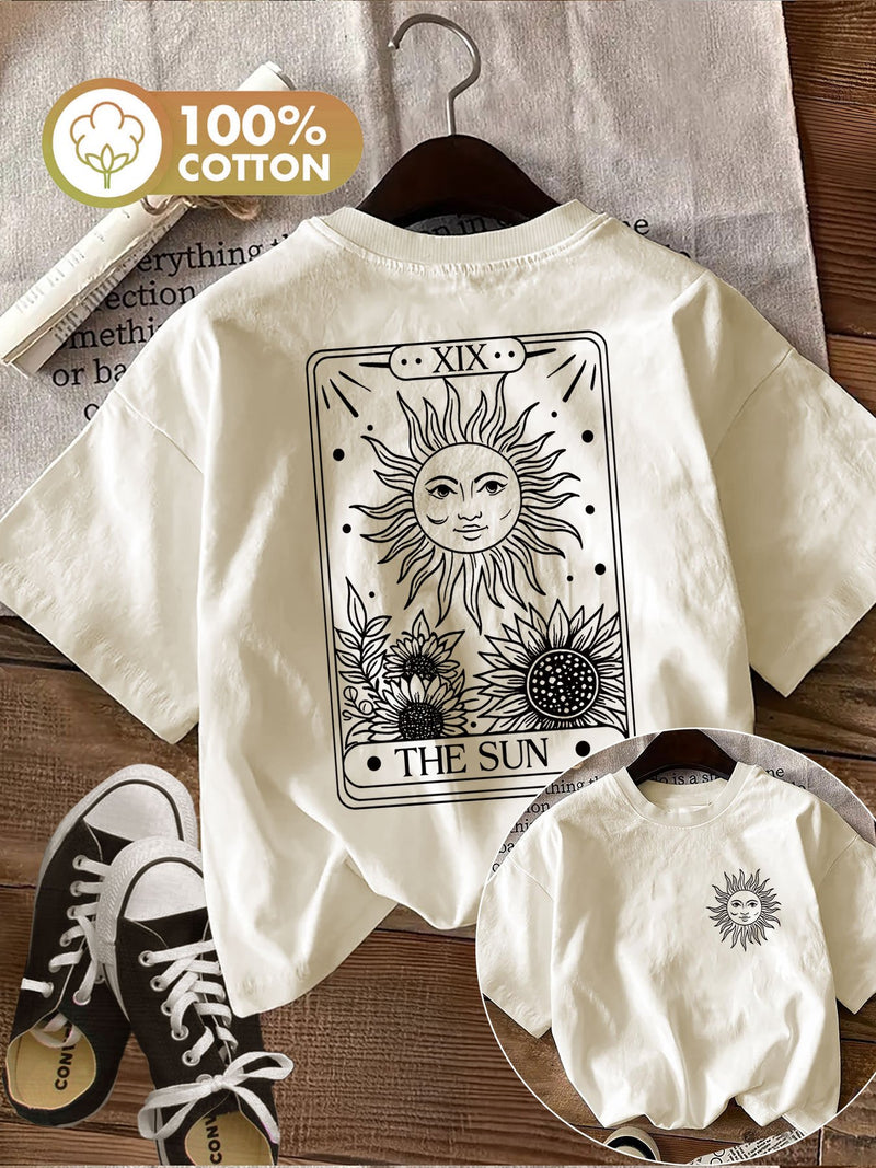 Women's Casual Top Hand-Painted Style.