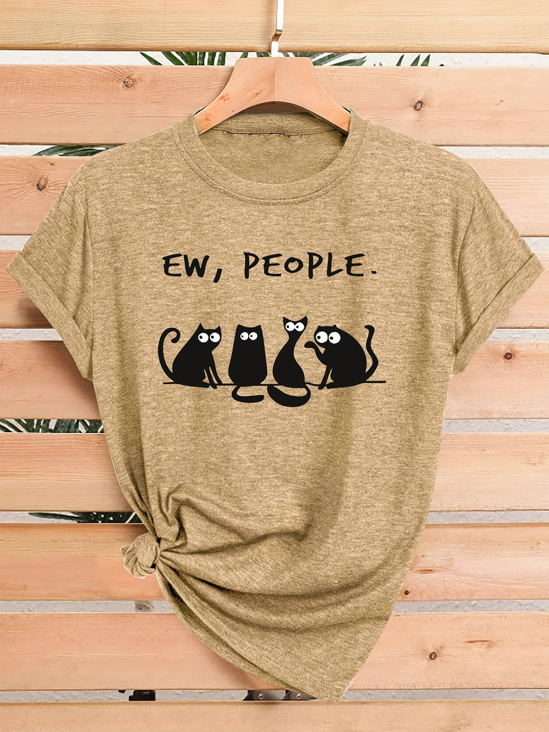 Women's Casual Short Sleeve T-Shirt.