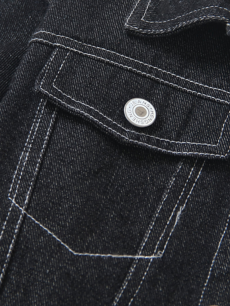 Boys Spring/Autumn Denim Long Sleeve with Elastic Waist and Ripped Jeans.