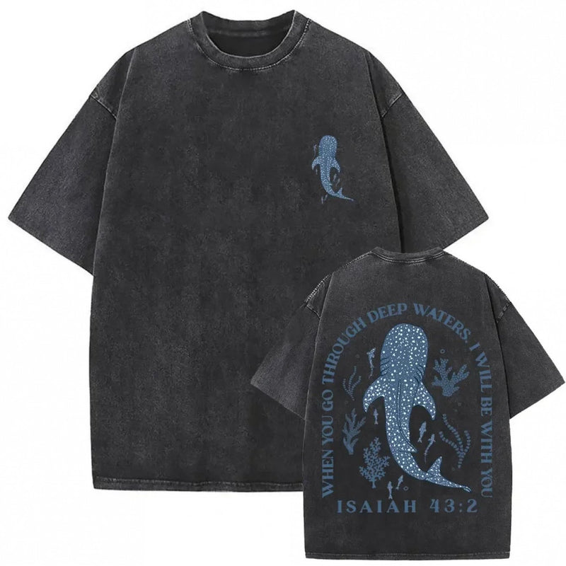 Whale Shark Printed T-Shirt Fashion for Men And Women.