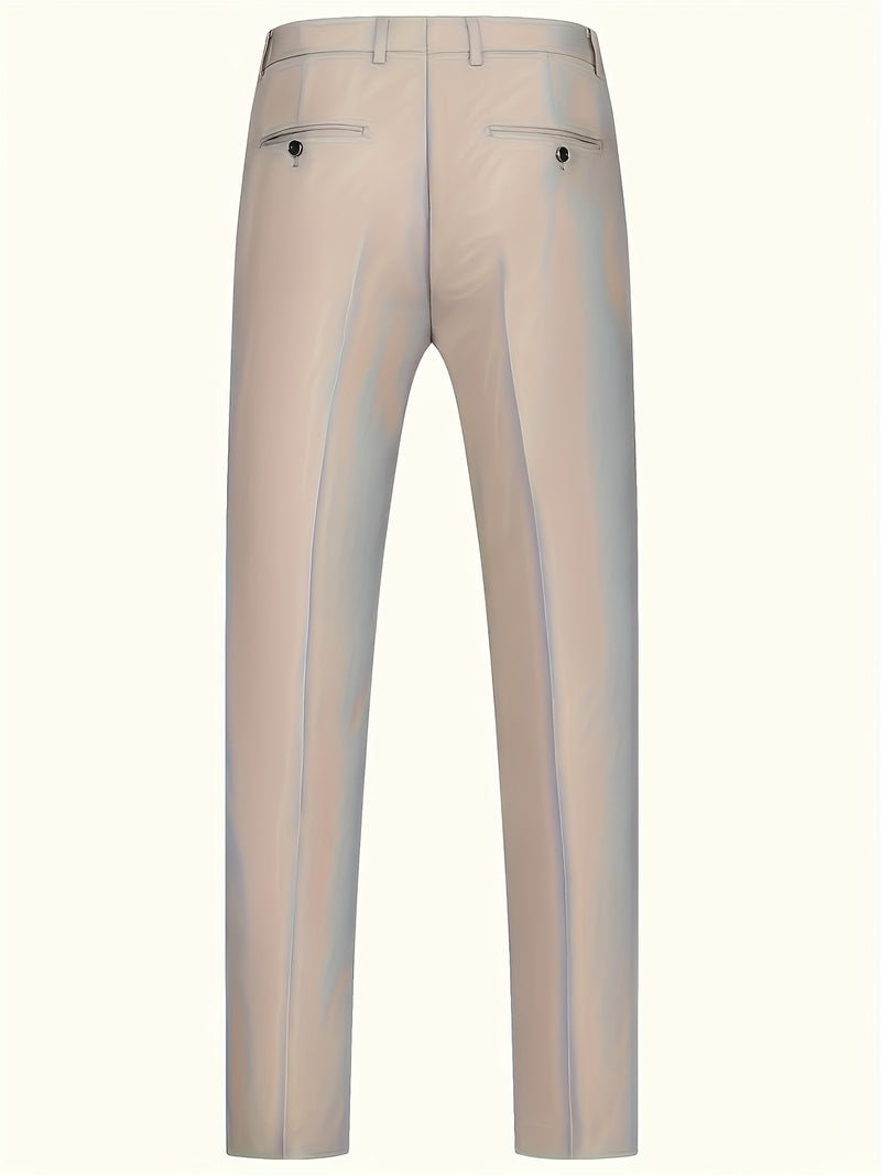 Men'S Premium Two-Piece Suit - Tailored Business Casual Blazer And Trousers.