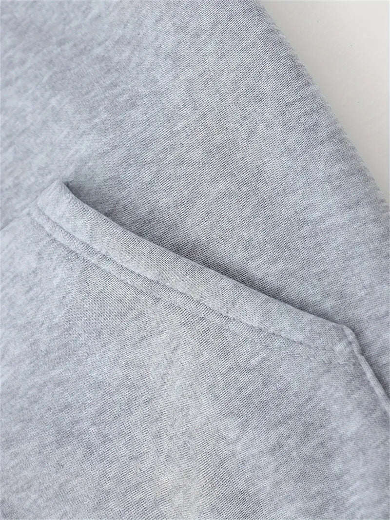 1pc Women's Casual Hooded Jacket with Cartoon Kitten Print.