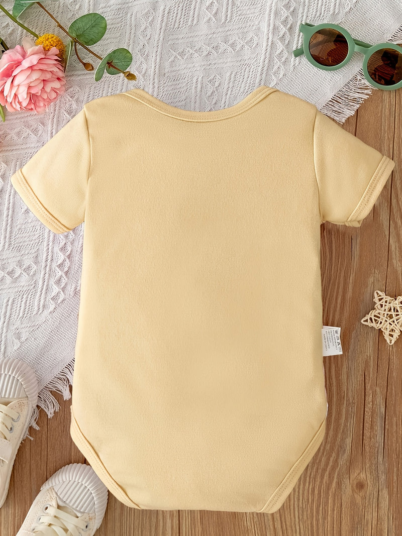 50% Mommy 50% Daddy 100% Perfect Bodysuit Newborn Romper.