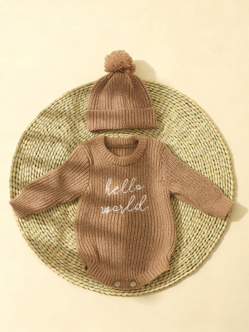 2pcs Photography Outfit, Hooded Sweater.