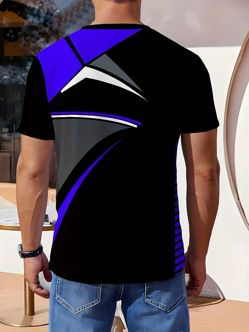 3pcs Men's Fashion Casual Crew Neck Short Sleeve T-Shirts.