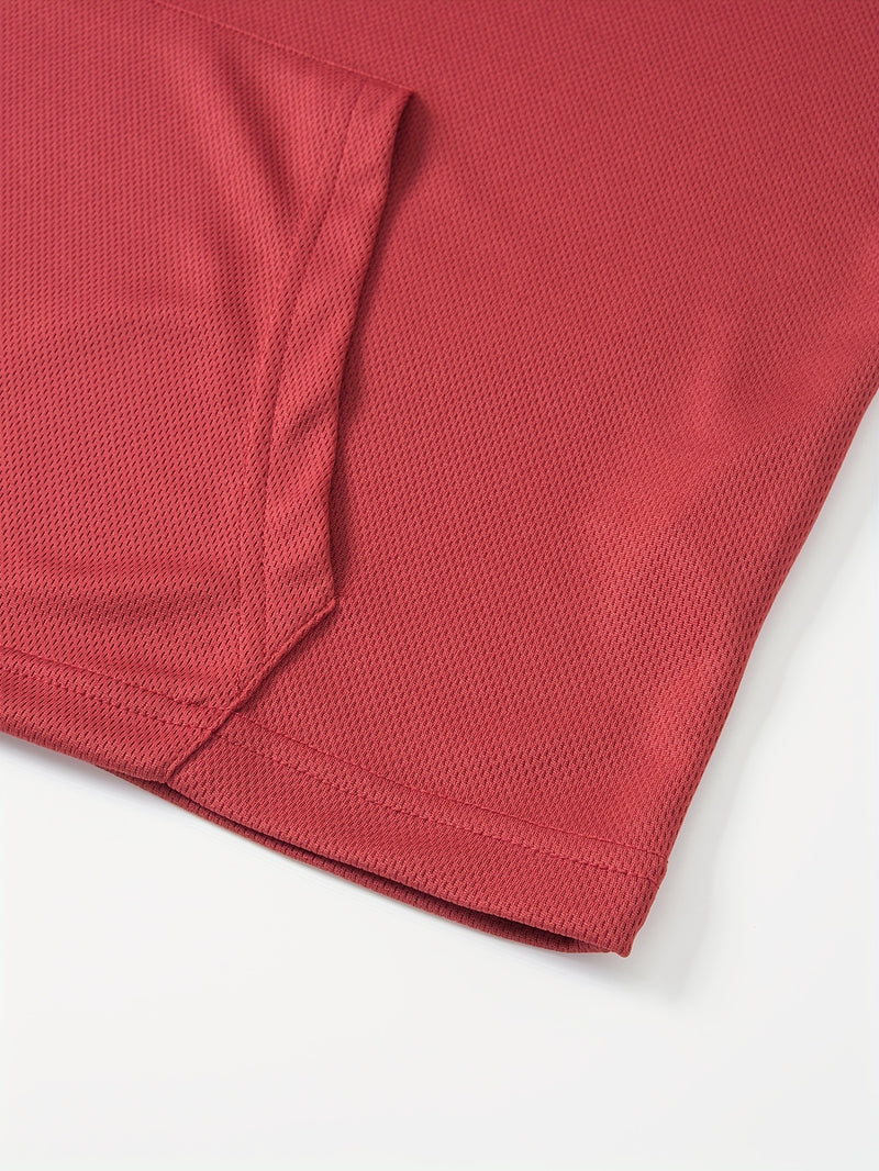 Five-Pack Summer Solid Color Men's Hooded Sweatshirts with Pockets.