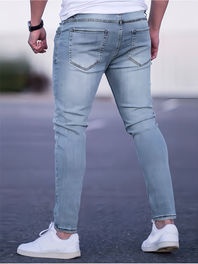 Gengyuan Shi - Men's Casual Stretch Pants 2pcs Set.