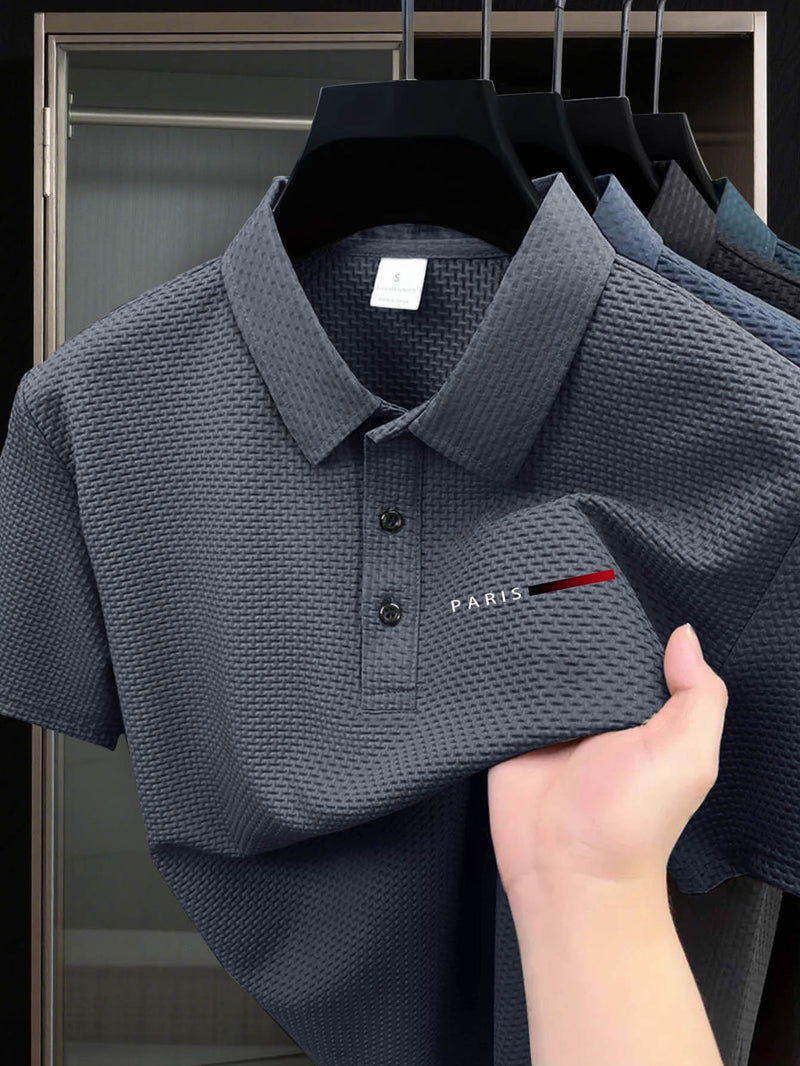 Plus Size Men's Summer Short Sleeve Shirt.