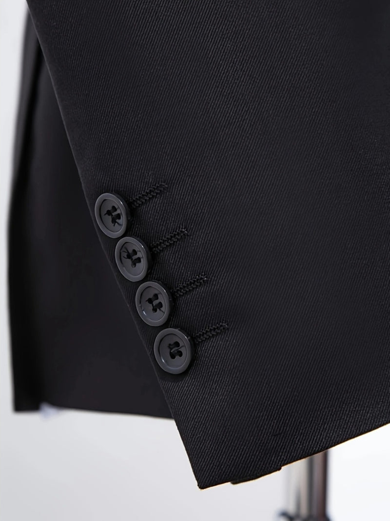 Men'S Premium Two-Piece Suit, Plus-Size Suit Set with Pants.