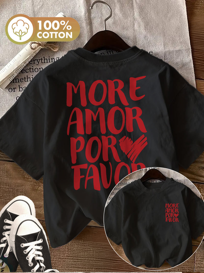 Women's Top with Double-Sided Print.