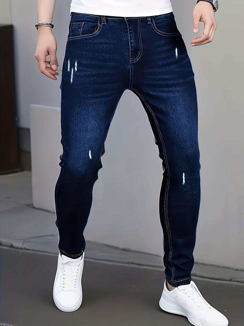 Men's Fashion Stretch Denim Pants, Versatile Classic Gift for All Seasons.