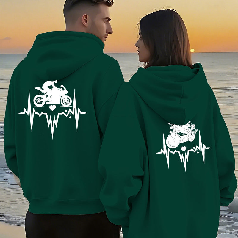 Couple Hoodies in a Casual Style.