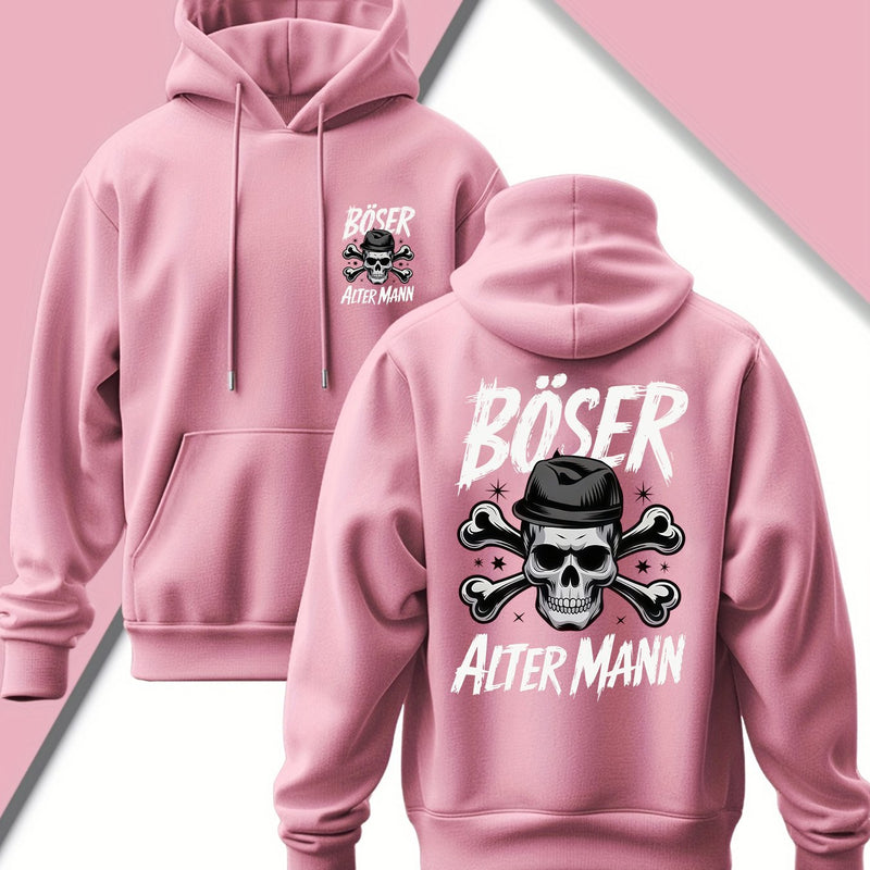 Men's Edgy Gothic Hooded Sweatshirt.