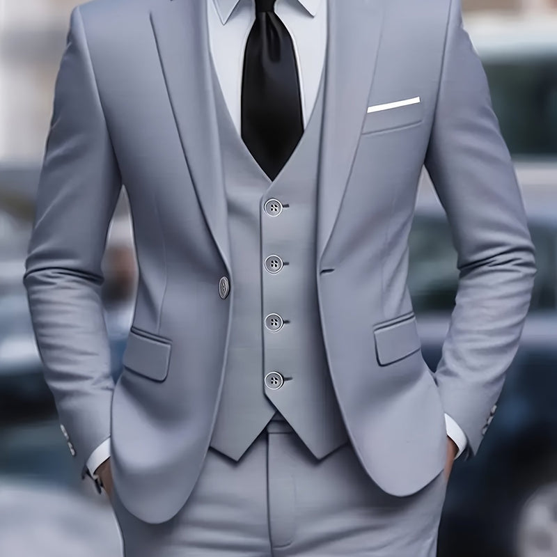 High-End Three-Piece Suit for Men.
