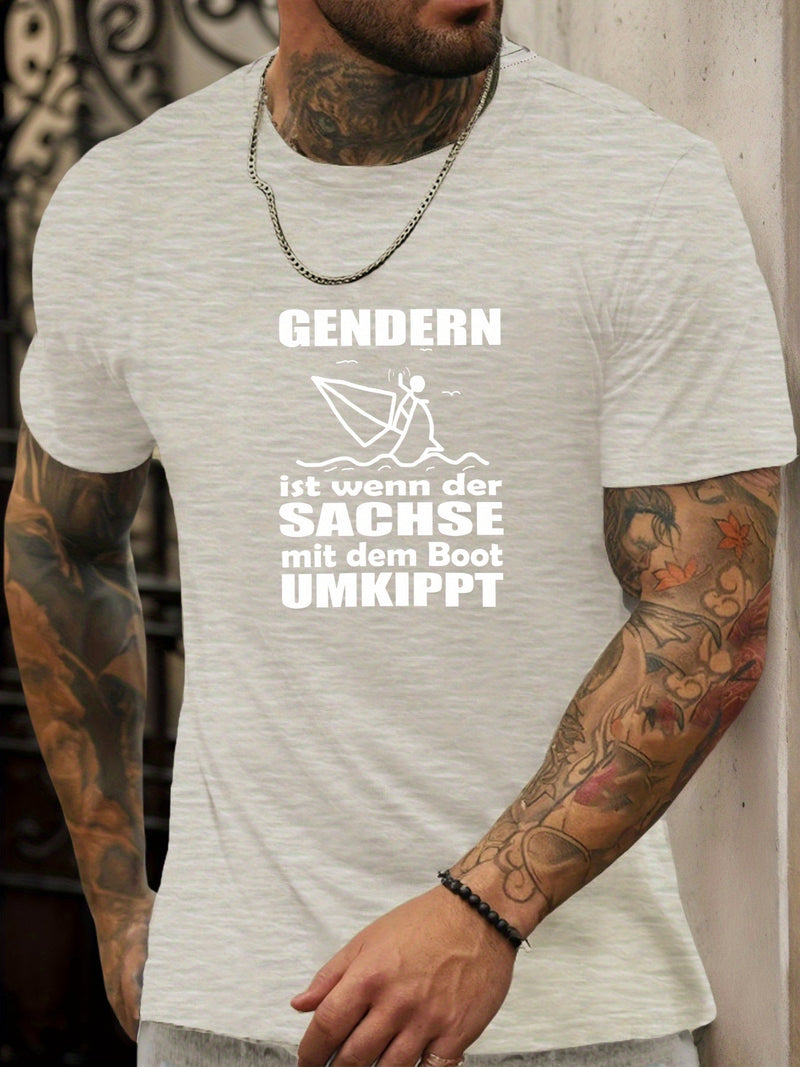 Men's Summer Casual Short-Sleeve T-Shirt.