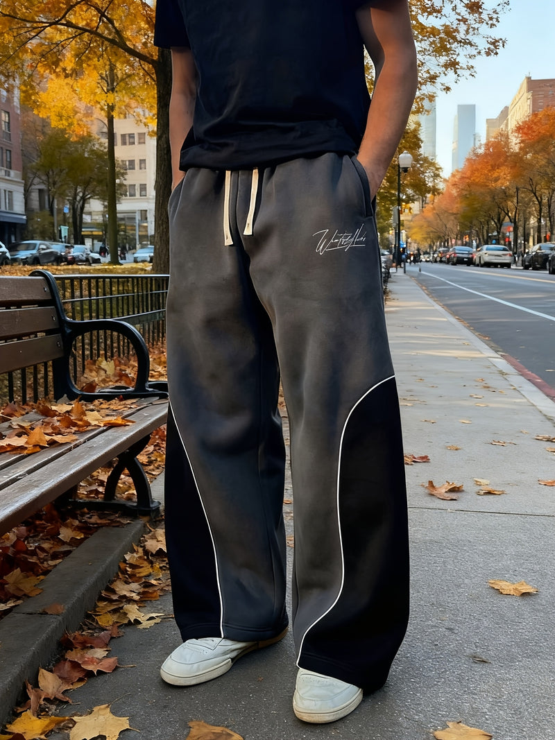 Men's & Women's Y2K Streetwear Oversized Straight-Leg Jeans-Style.