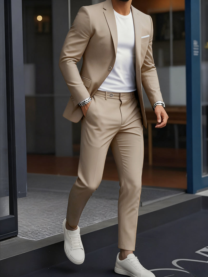 Two-Piece Men's Suit Set.