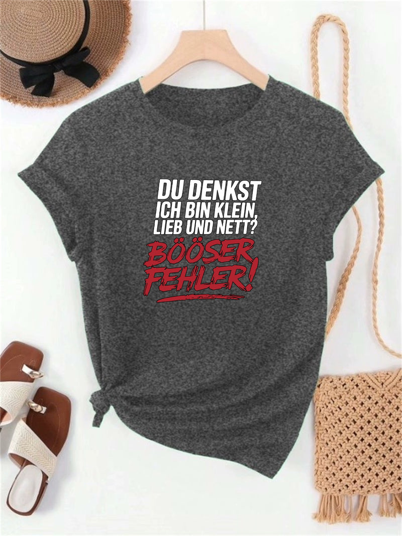 Women's Funny German Quote T-Shirt.