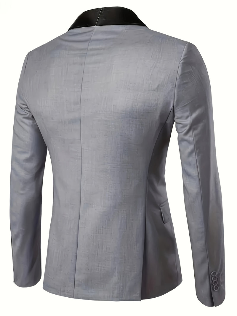 Three-Piece Suit, Business Formal Wear Set, Suit + Trousers + Vest.