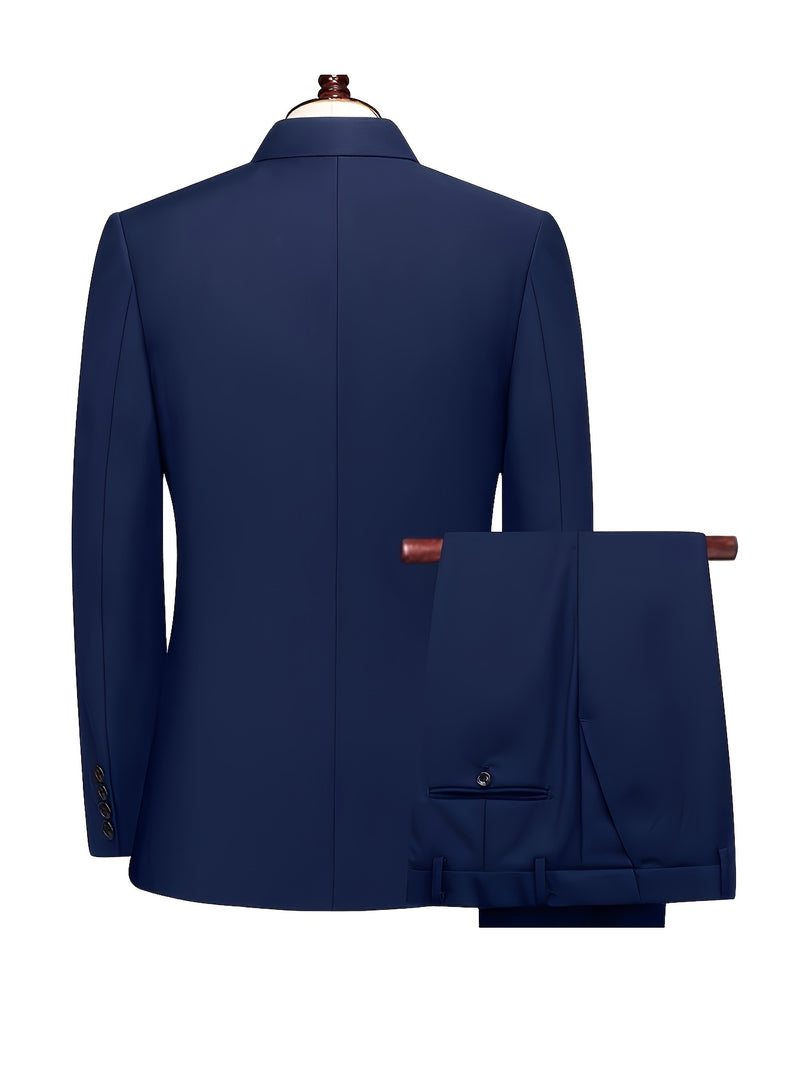 Men's 2pcs Suit, Consisting of a Blazer And Trousers.