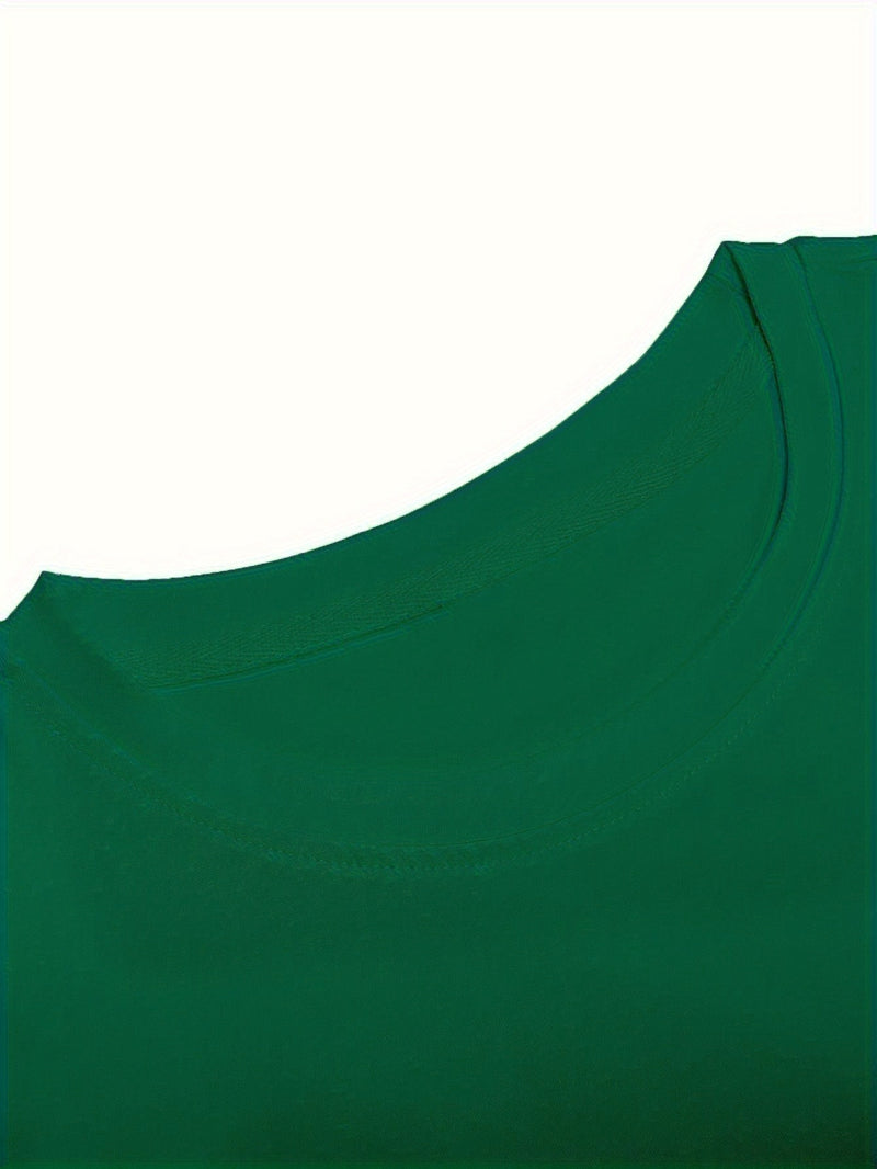 Men's Graphic Print Round Neck Short Sleeve, a Gift for Boyfriends.