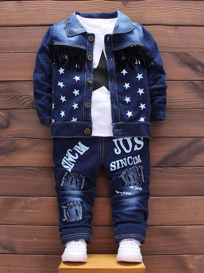 Fashion Spring Autumn Winter Toddler Baby Boys Sports Suits Children.