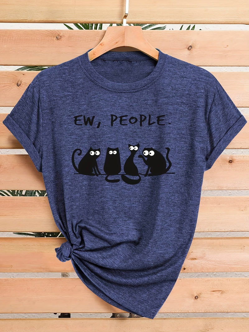 Women's Casual Short Sleeve T-Shirt.
