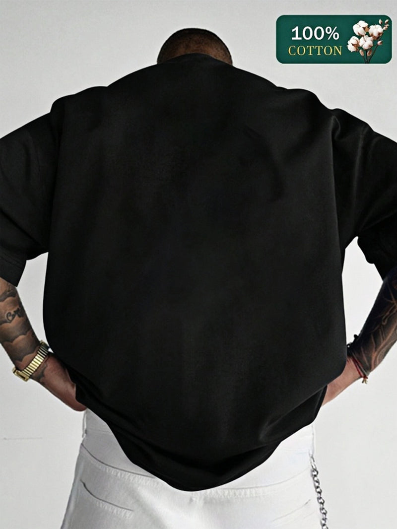 Men'S Fashion Short Sleeve Print T-Shirt.