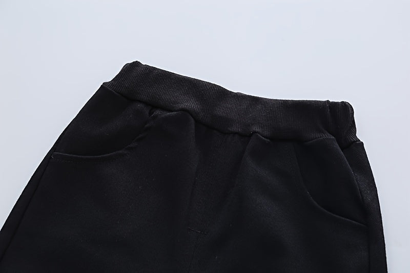 Boys Autumn Clothing Set, New Autumn Fashionable Vest Sweatshirt Three-Piece.