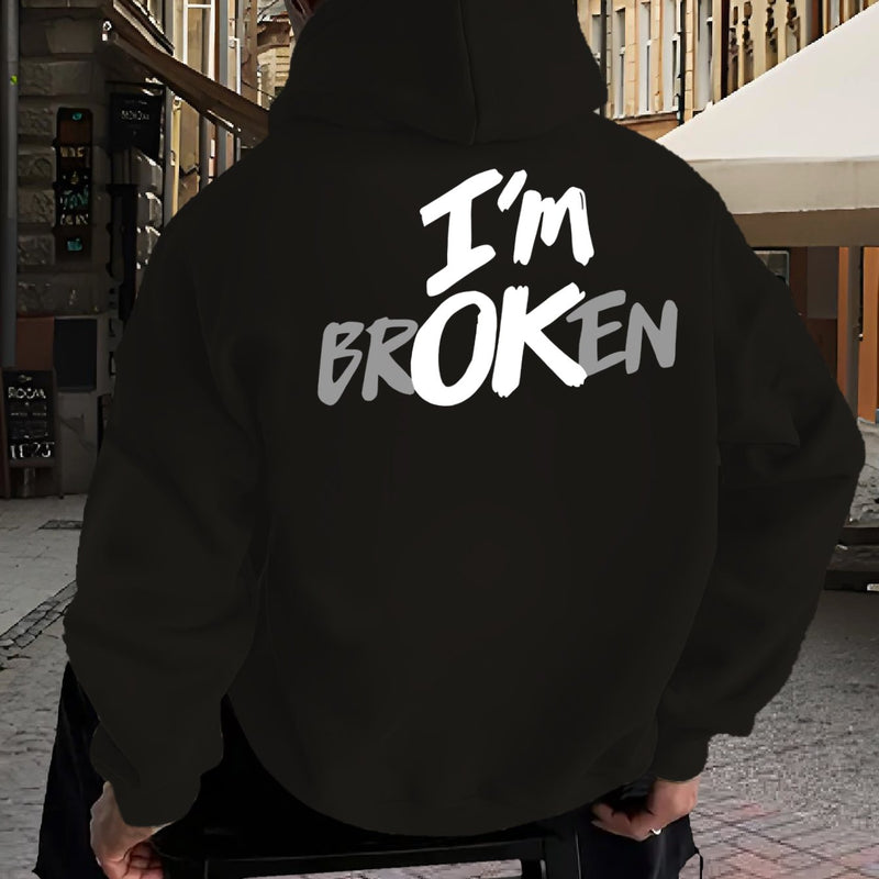 Men's Hooded Sweatshirt.