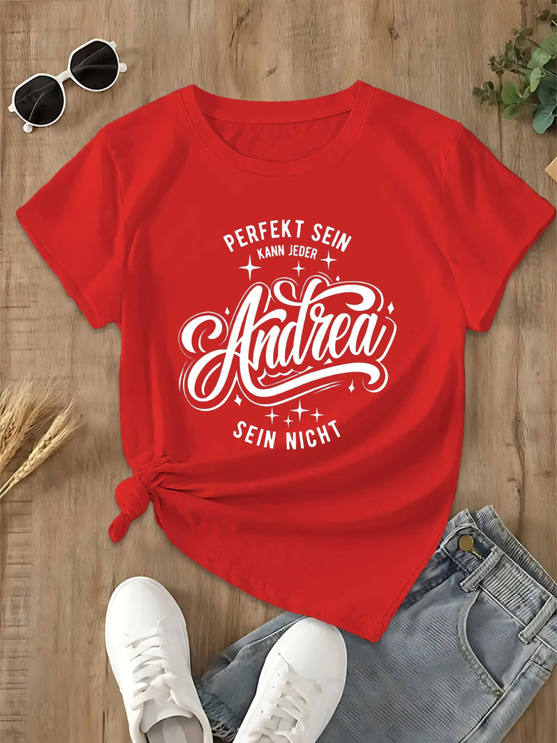 Women's German Name ANDREA T-Shirt.